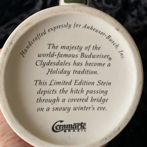 Budweiser Collectible Holiday Stein - Picture 3 of 3